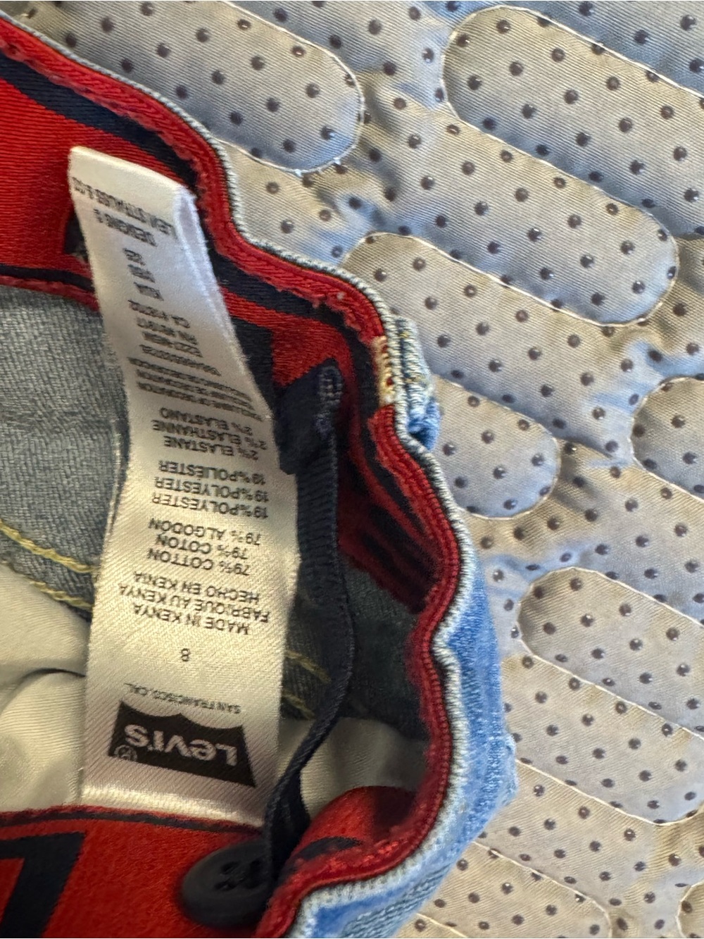 Levi's Boys' Light Blue, Dark Blue & Black Straight Jeans Trio - Picture 9 of 12